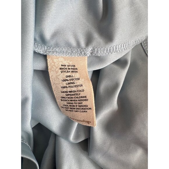 Soft Surroundings Womens Sleeveless Dress size large watercolor floral beaded - Picture 5 of 5